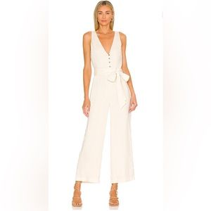 Majorelle Melodie Jumpsuit. White Sugar. XXS